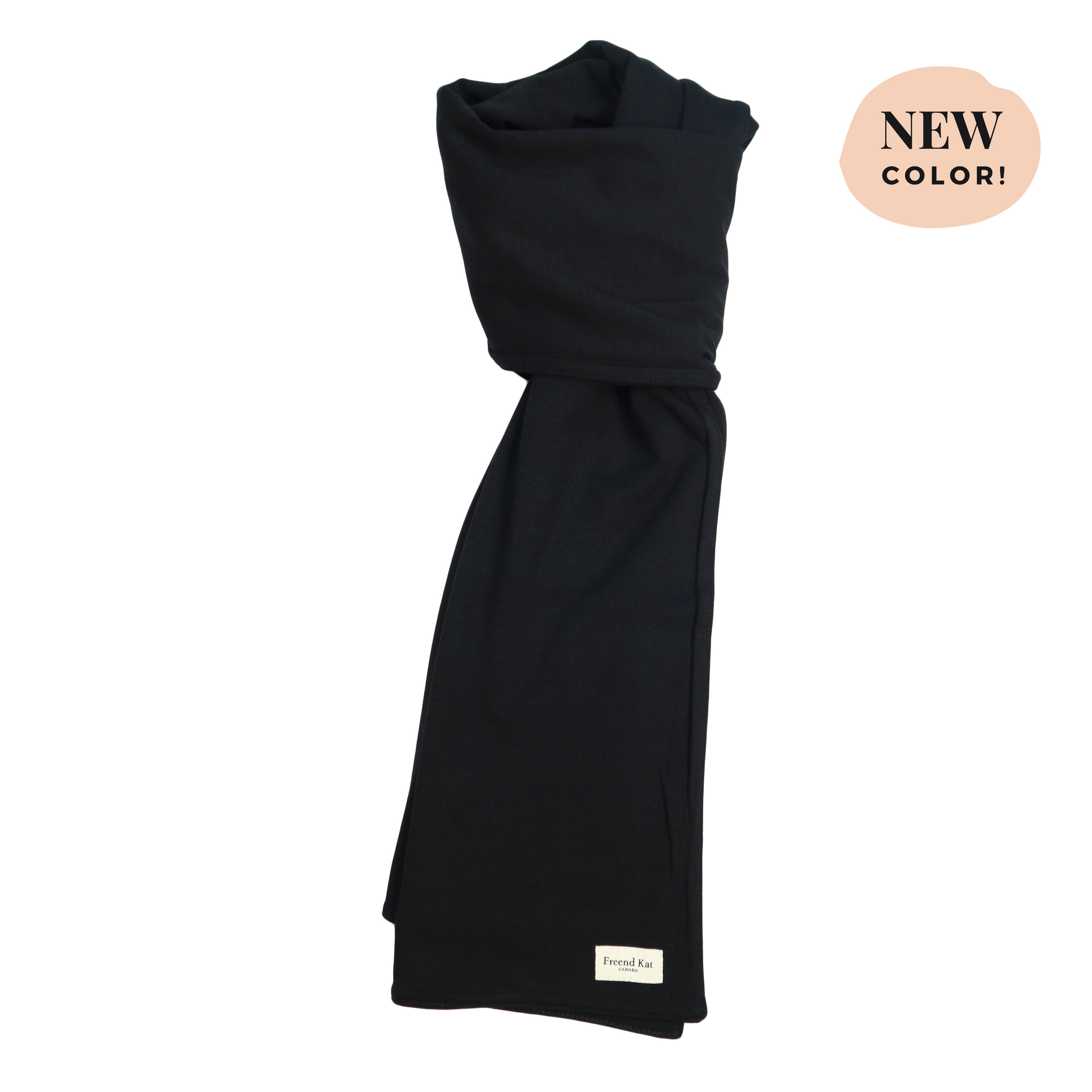 Black - Freend Kat™ Anytime Cold Weather Scarf