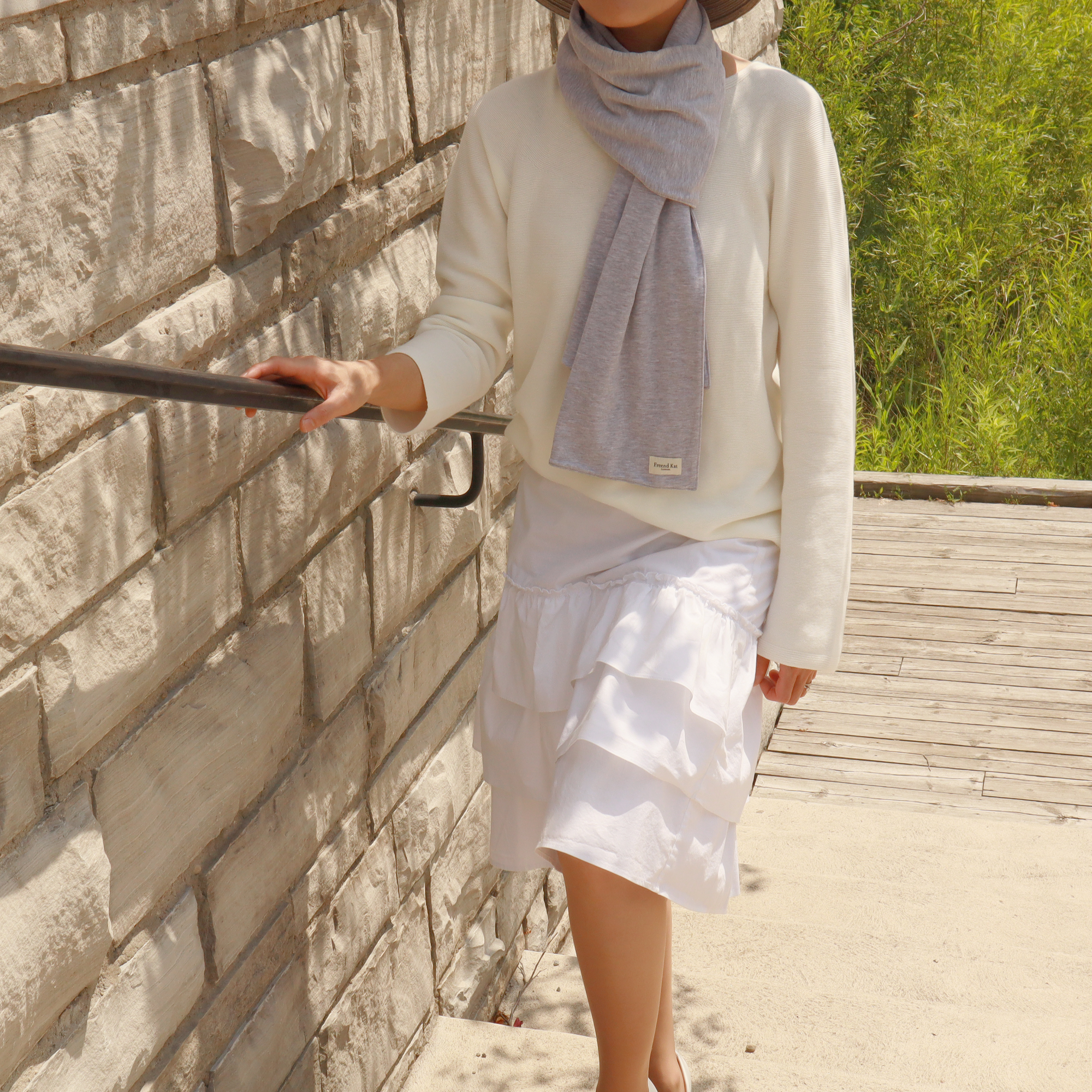 Heather Grey - Freend Kat™ Anytime Cold Weather Scarf